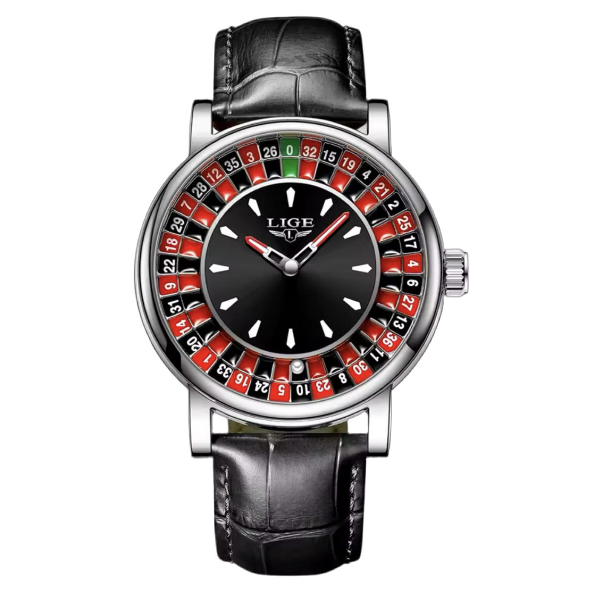 LIGE Roulette Watch for Men