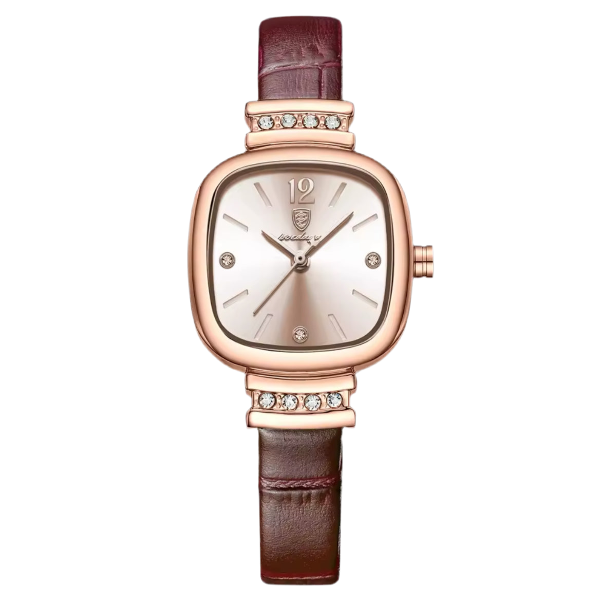 POEDAGAR Square Dial Watch for Women