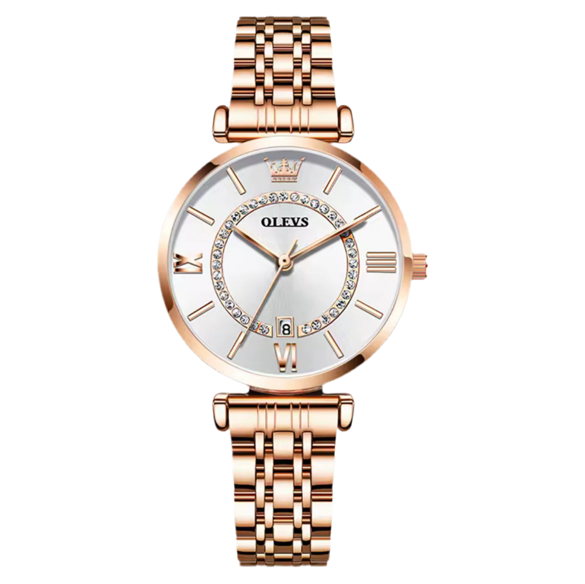 OLEVS Rose Gold Watch for Women