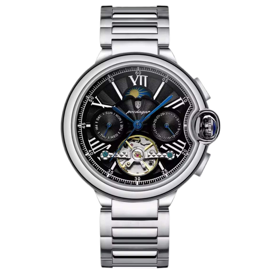 POEDAGAR Mechanism Watch for Men