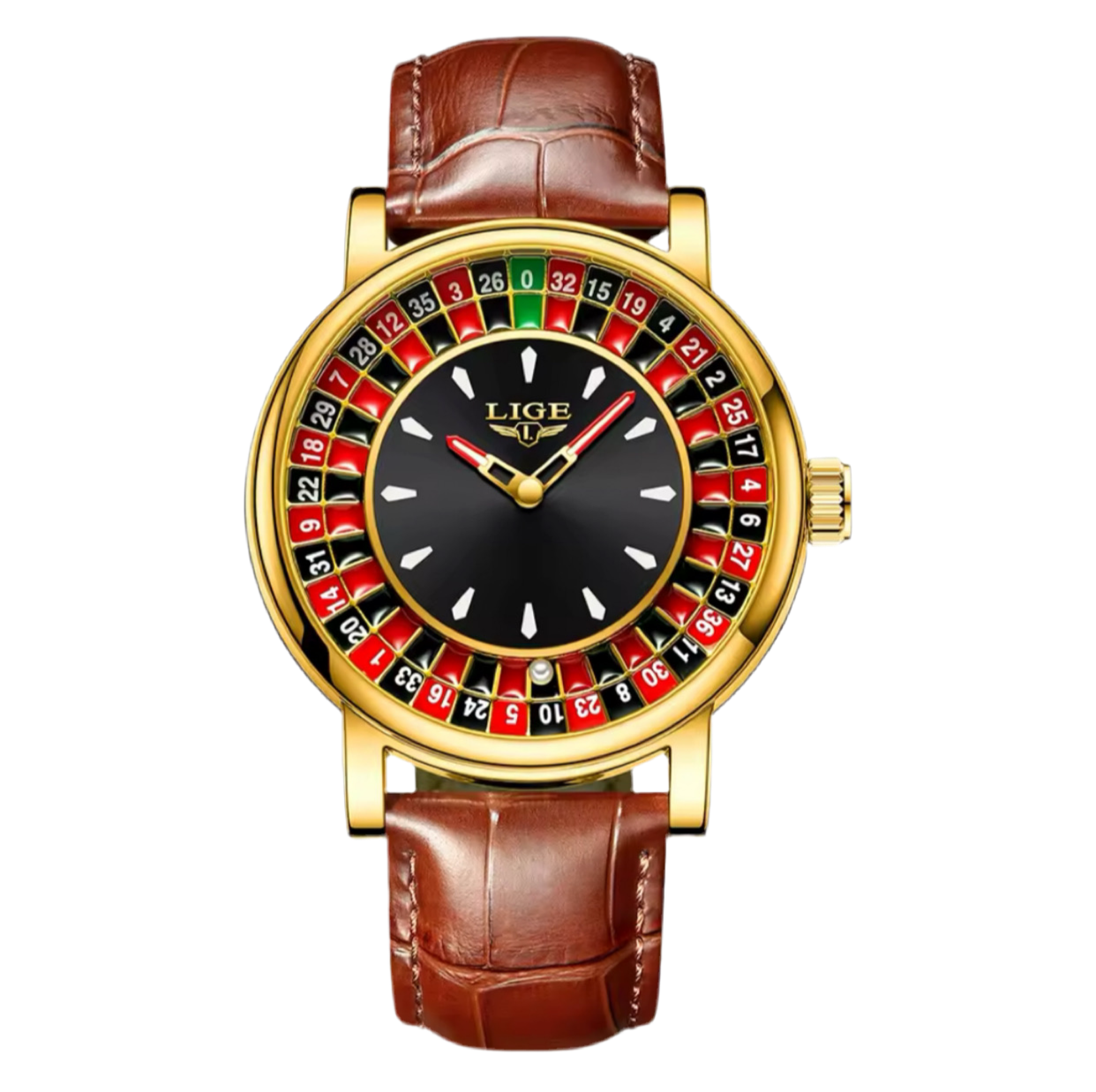 LIGE Roulette Watch for Men