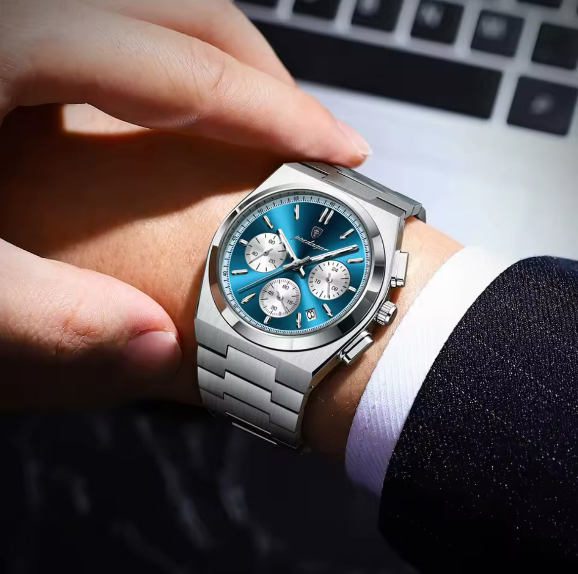 POEDAGAR Precision Watch for Men