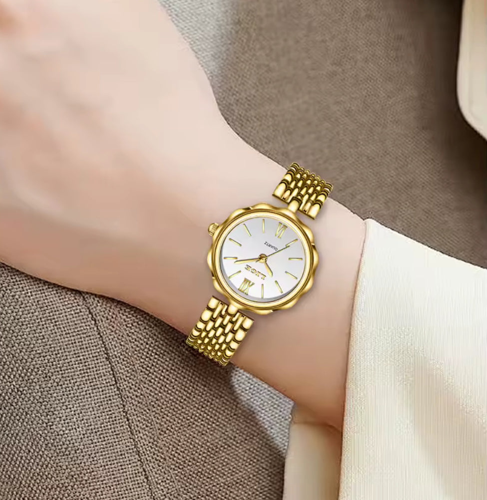 LIGE Golden Watch for Women