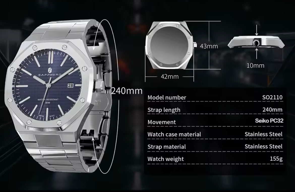SAPPHERO Watch for Men