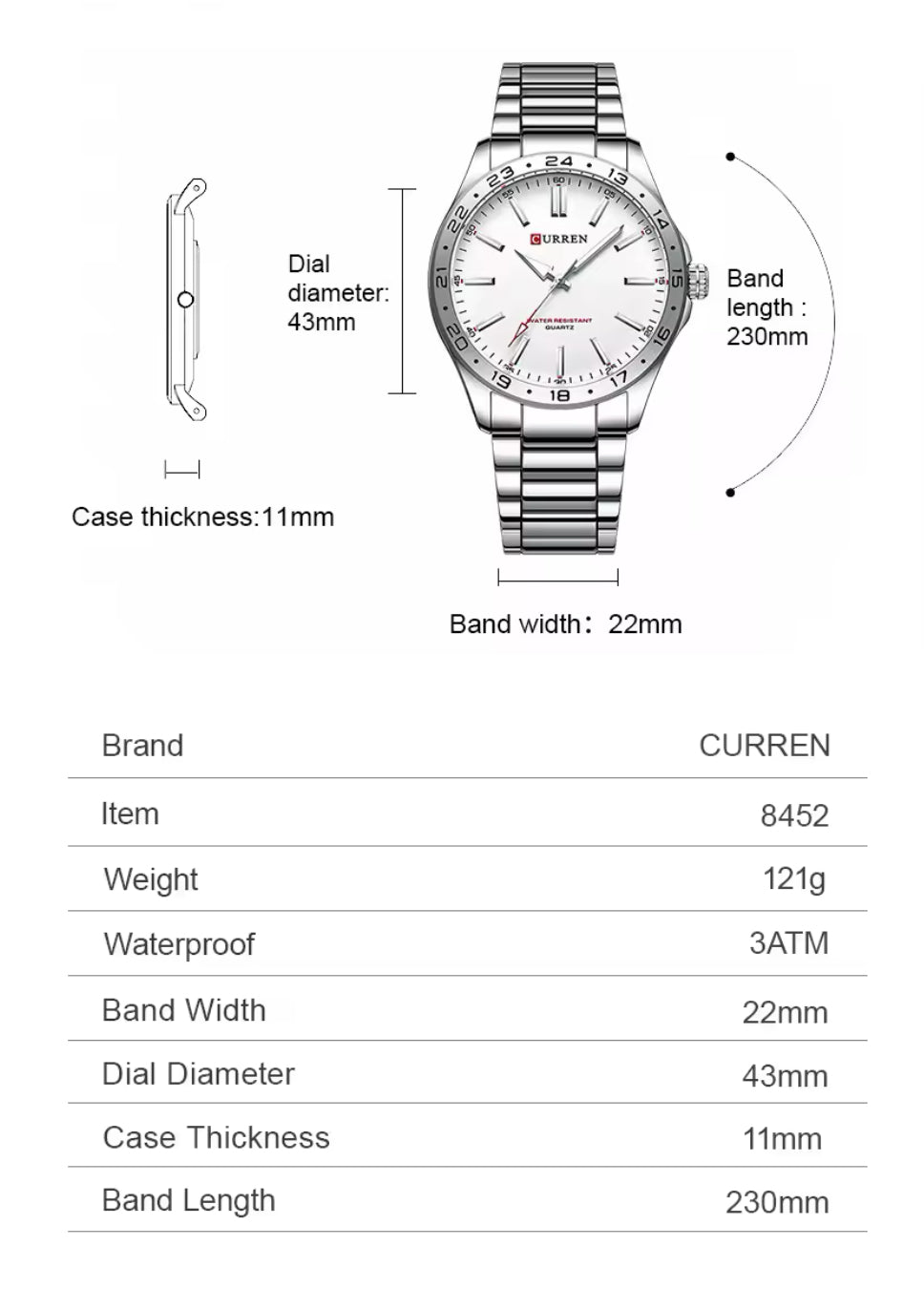 CURREN Watch for Men