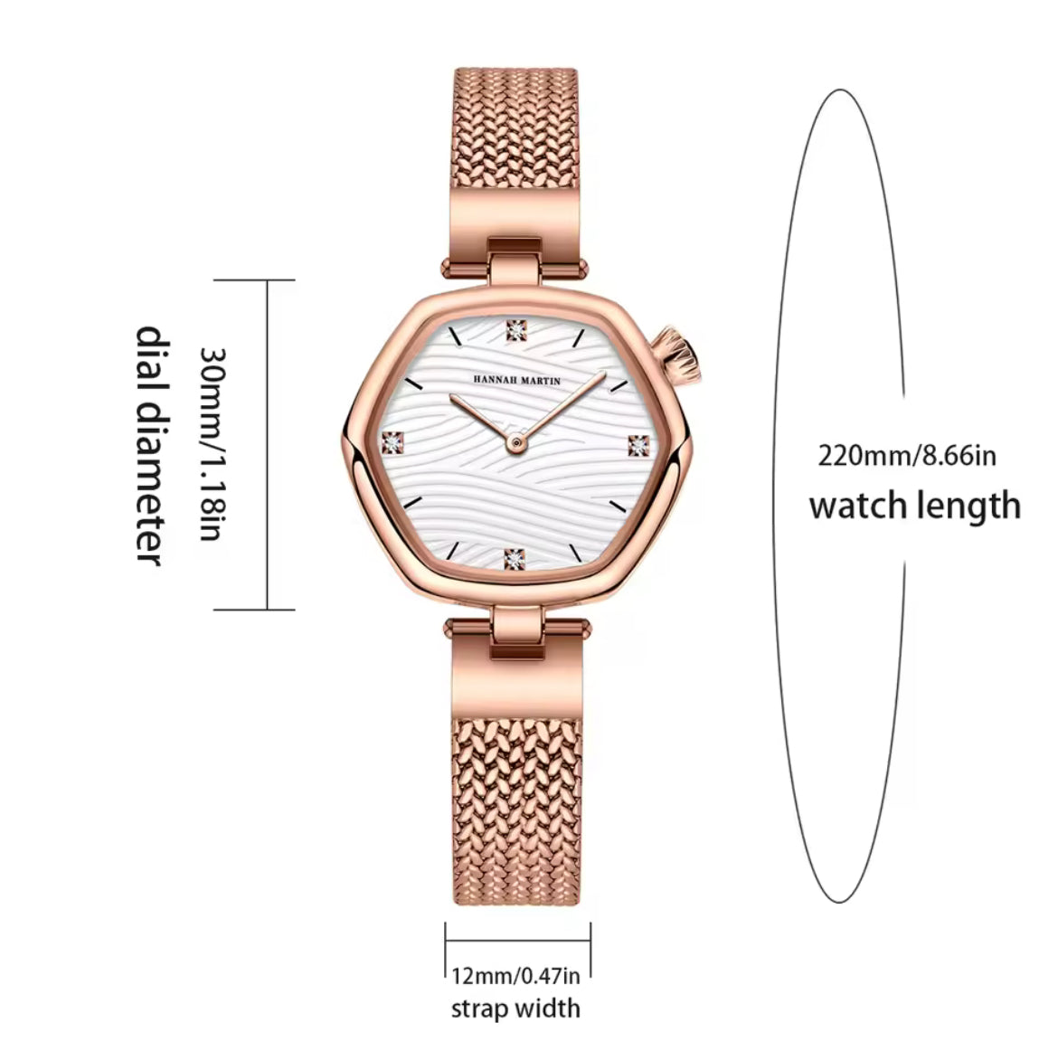 HANNAH MARTIN Hexi Watch for Women