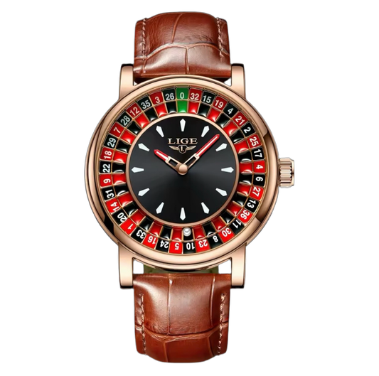 LIGE Roulette Watch for Men