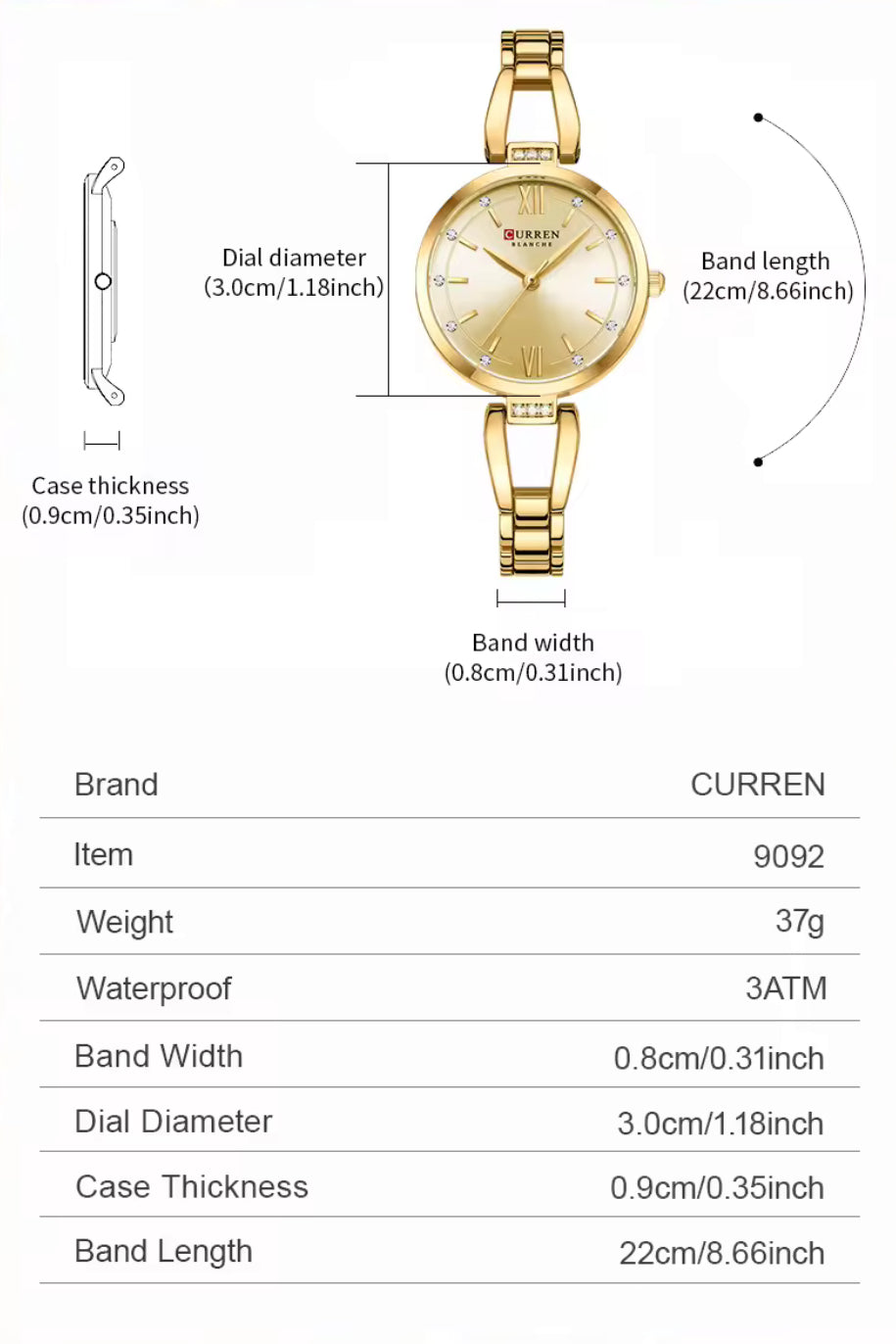 CURREN Elegant Watch for Women