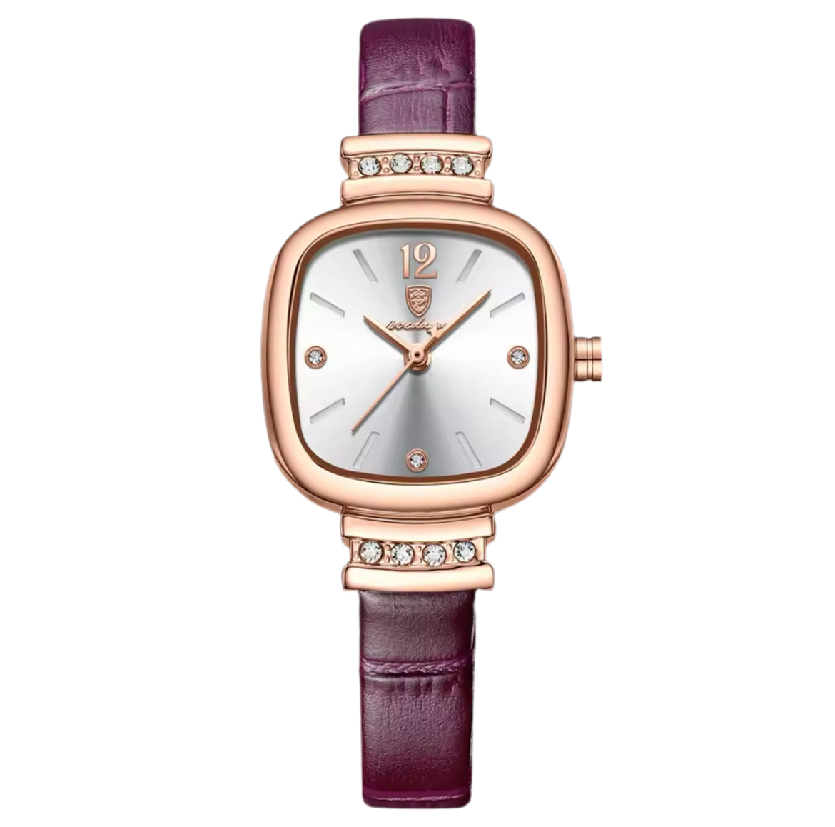 POEDAGAR Square Dial Watch for Women