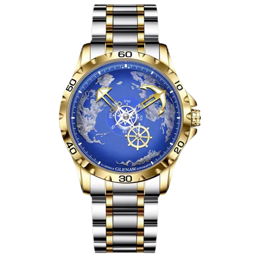 GLENAW Earth Watch for Men