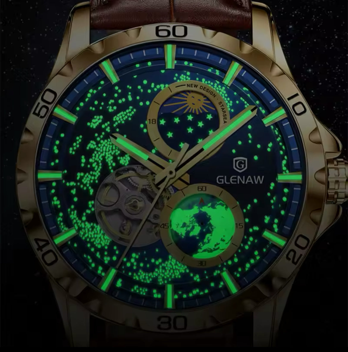 GLENAW Starchart Watch for Men